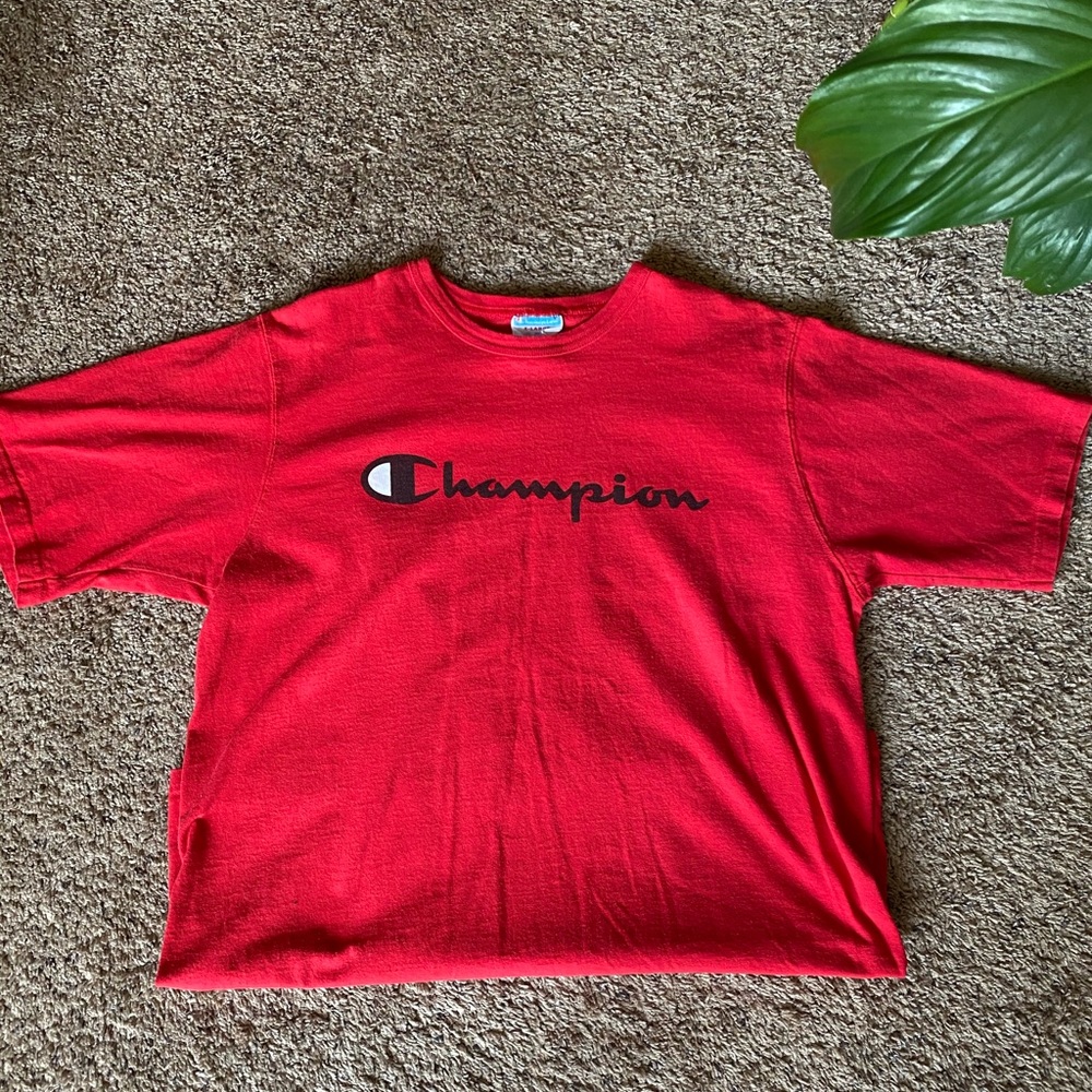 Bright Red Champion T-Shirt
